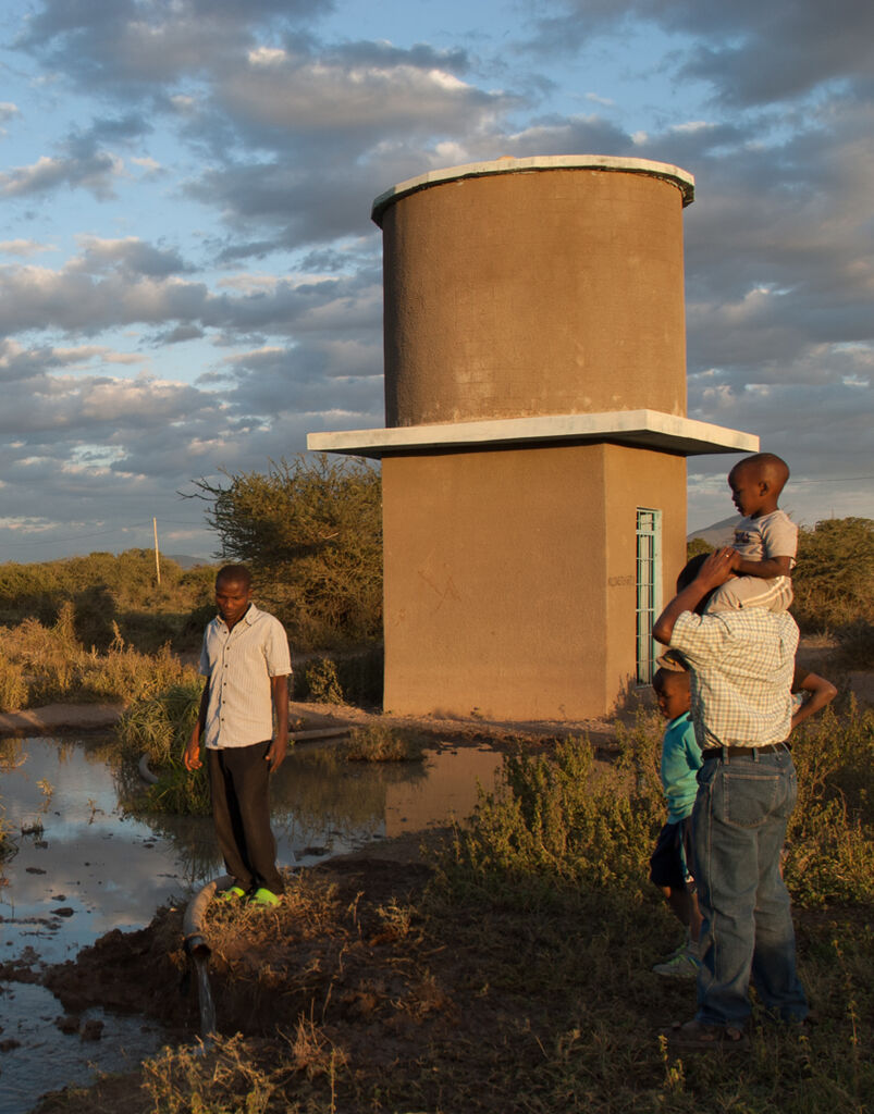 Projekt Trinkwasser Toloha, restaurierter Hochbehälter